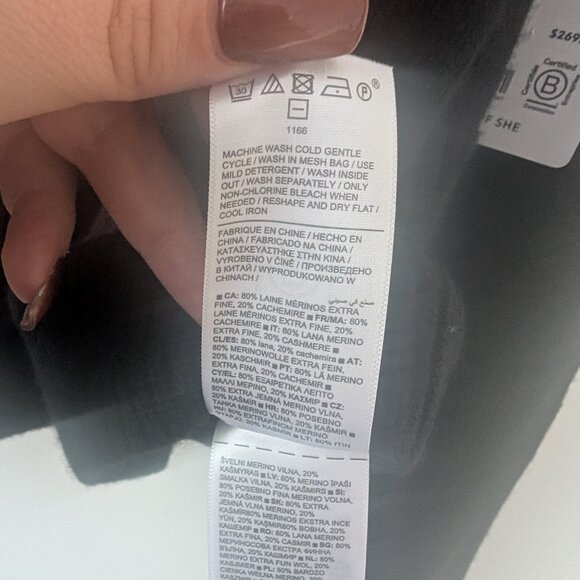 Athleta | Alpine Turtleneck Sweater In Black - Picture 9 of 10